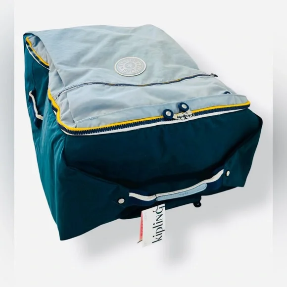 Kipling Darcey LARGE 29” Rolling Luggage Carry on Suitcase Robins Egg Cbt - Picture 3 of 13